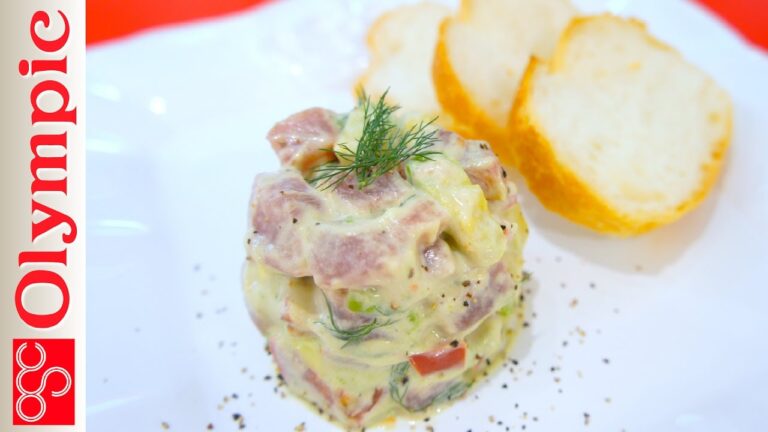 オリンピックの超簡単レシピ　マグロのタルタルの作り方