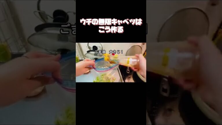 私は無限キャベツこう作るのが1番美味い時思ってる#副菜 #作り置きレシピ #簡単レシピ