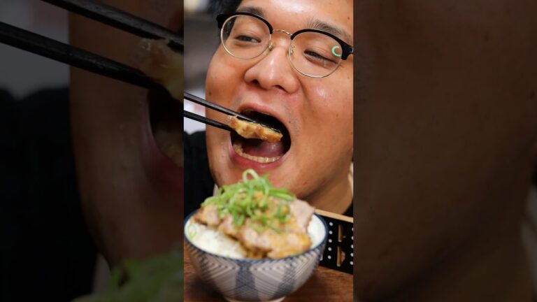 ニンニク味噌チャーシュー丼食べる？ #cooking
