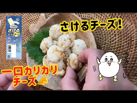 【超簡単】さけるチーズで「一口カリカリチーズ」