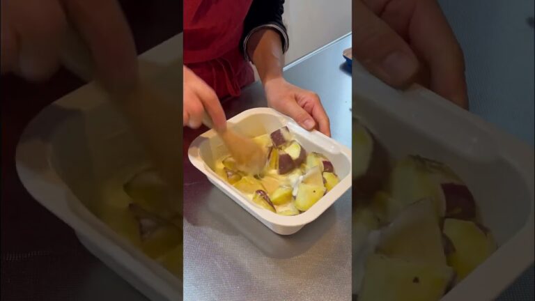 ＼マヨネーズ不要／さつまいもと枝豆のサラダ レシピはコメント欄に記載 #shorts