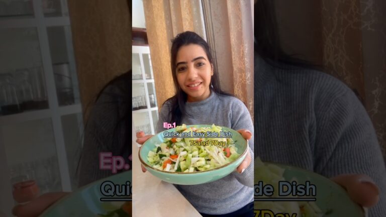 Ep.1 || 7Day 7Healthy Salad Series || Salad Recipe 😊