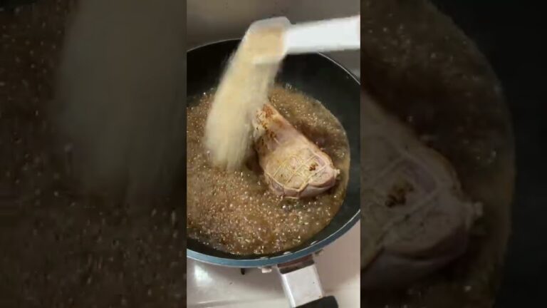 フライパンでチャーシュー