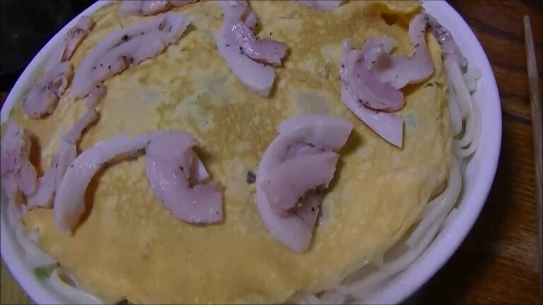 オム冷やしうどん、作ってみました☆