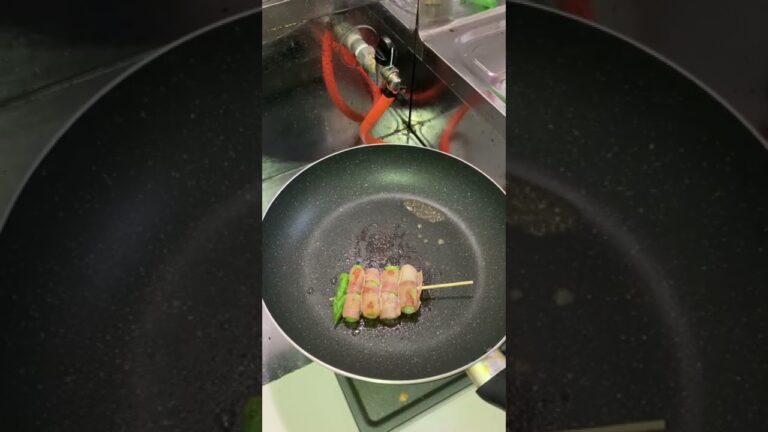 アスパラベーコン #アスパラ #美味しい #作ってみた