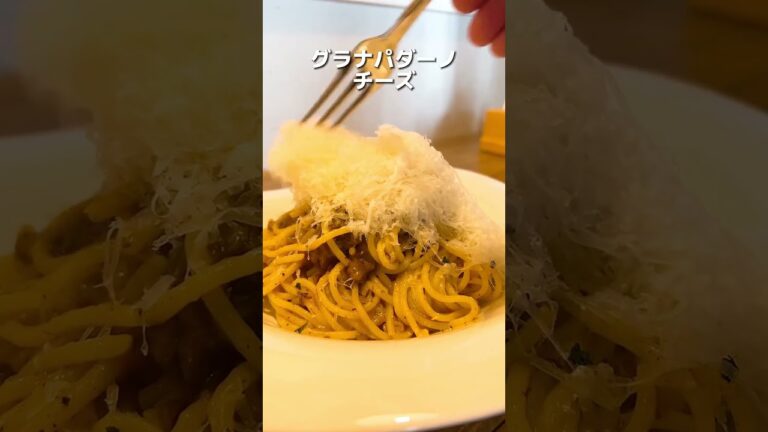 モッチモチのパスタにワインで丁寧に煮込まれたお肉にボロネーゼソース、コクと優しい風味のグラナパダーノチーズが合わさって絶品！#shorts #short #新潟グルメ #新潟ランチ #yummy
