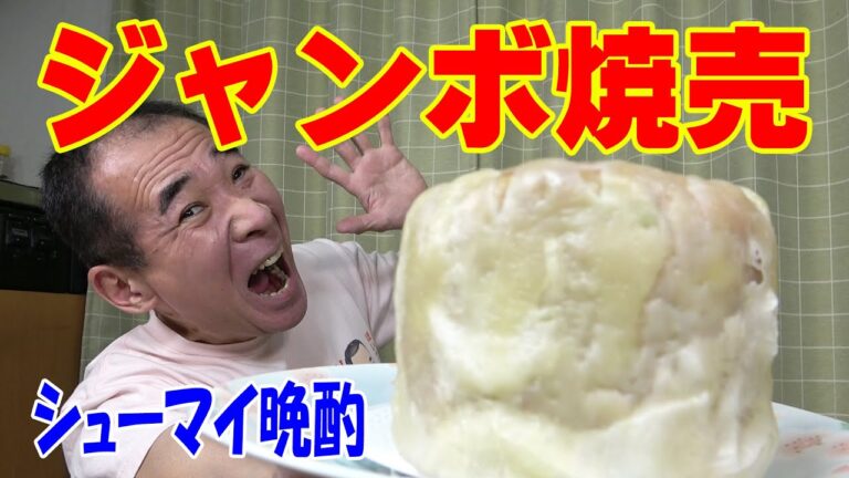 【巨大シューマイ】初めての崎陽軒シューマイで晩酌！具だくさんに感動！≪肉≫≪飯≫