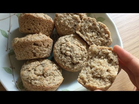 腹持ち◎オートミールバナナマフィン