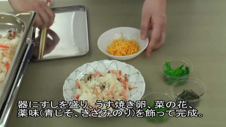 透析食・腎臓病食レシピ「ちらしずし」