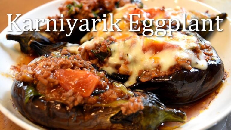 Meat Stuffed juicy eggplant  Karniyarik Good for party