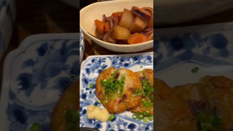 妻が作ってくれた『いかと里芋の煮物』と『ほうれん草のおひたし』が美味しすぎた。。。