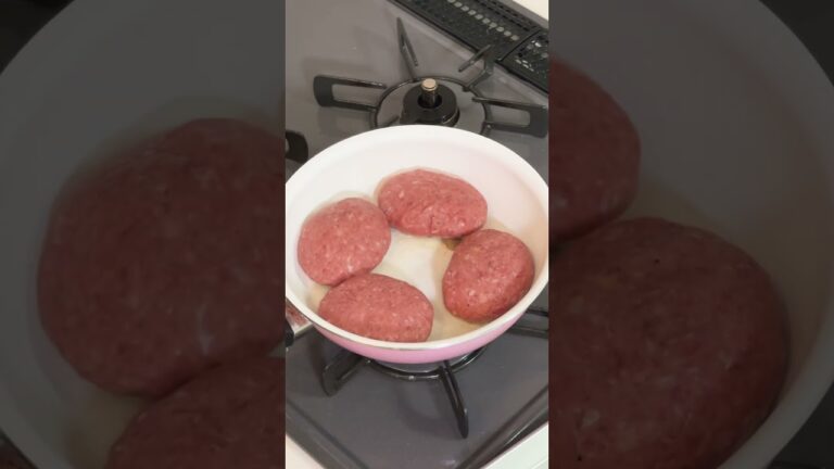 絶対失敗しない🔥「チーズインハンバーグ🧀🍖」の作り方🍳 #shorts #料理 #時短