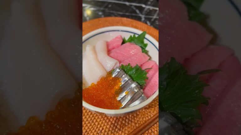 刺身丼 かいせんどん #sashimi #shorts