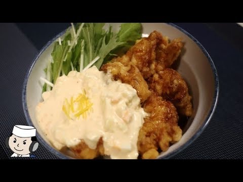 タル鶏天ぶっかけ♪　～丸亀製麺の期間限定メニュー～　Chicken Tempura Udon with Tartar sauce♪
