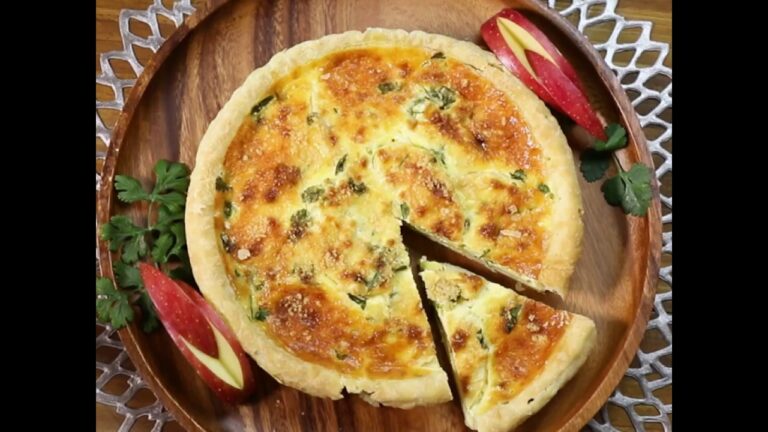 栄養満点女子会メニュー りんごとアボカドのタルト