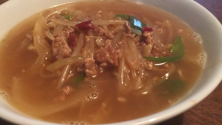【ひき肉ラーメン】作り方★スタミナ付けるならビタミンB群で間違い無し！