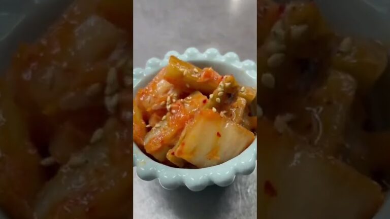 女将のキムチとごぼうのツナ和え #shorts