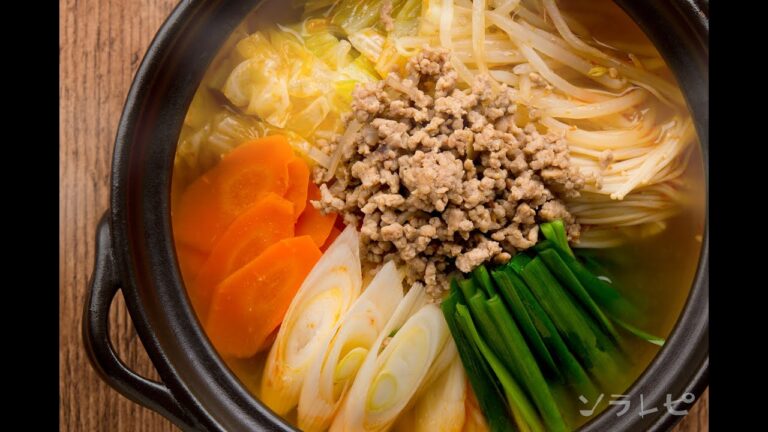 数秒でわかる「ごま坦々鍋」の作り方