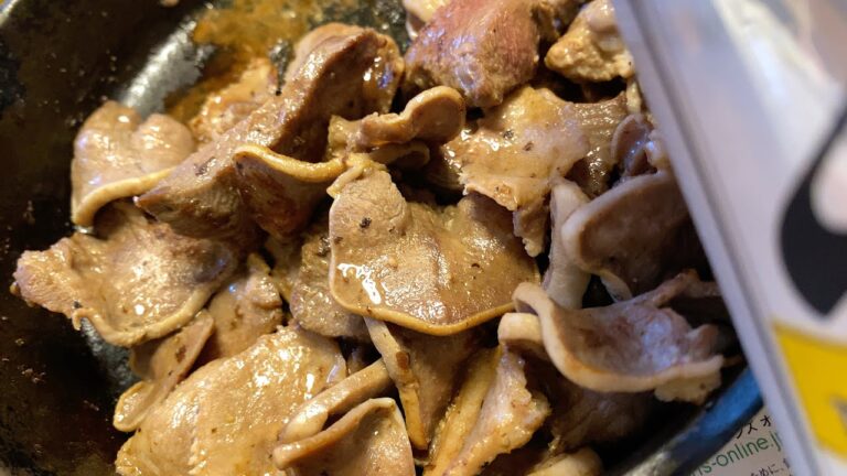 【ビールのおつまみ】豚タン塩タレ付けに厚切り牛タンも加えて焼いて痛風を気にしながらkpして行くだけの動画