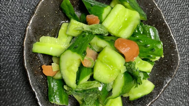 ✨たたききゅうりの梅しそ和え✨ 【シンプルライフの朝ごはんチャンネル】[simple_life’s morning channel]✨自炊✨クッキング✨簡単✨朝ごはん✨夜ごはん✨節約✨おいしい✨創作