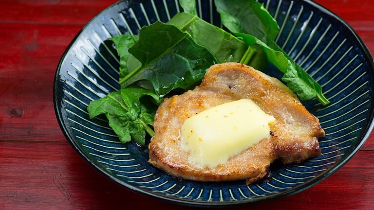 豚ロースのチーズ焼き