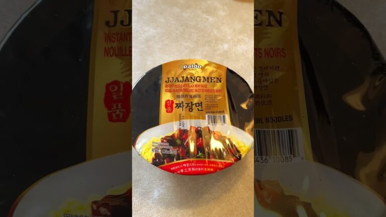paldo一品ジャージャー麺カップ」の魅力をご紹介！ #ジャージャー麺 #チャジャン麺 #カップ麺 #毎日新作カップ麺を食べる変人 #asmr #毎日カップ麺