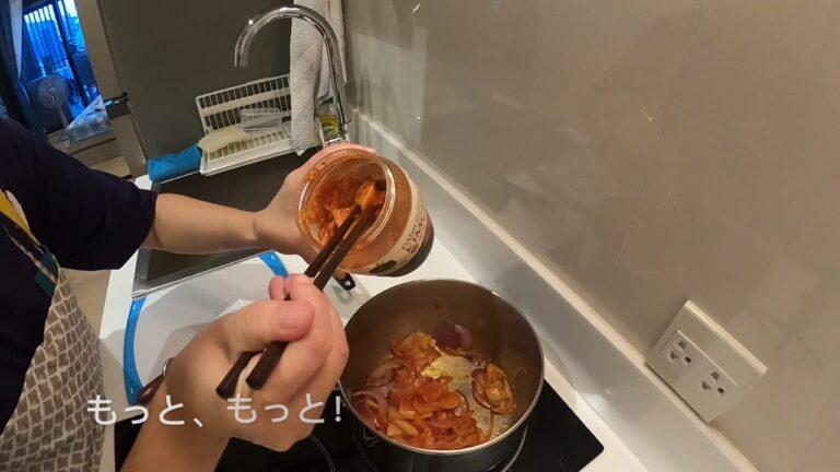キムチ豆腐スープ