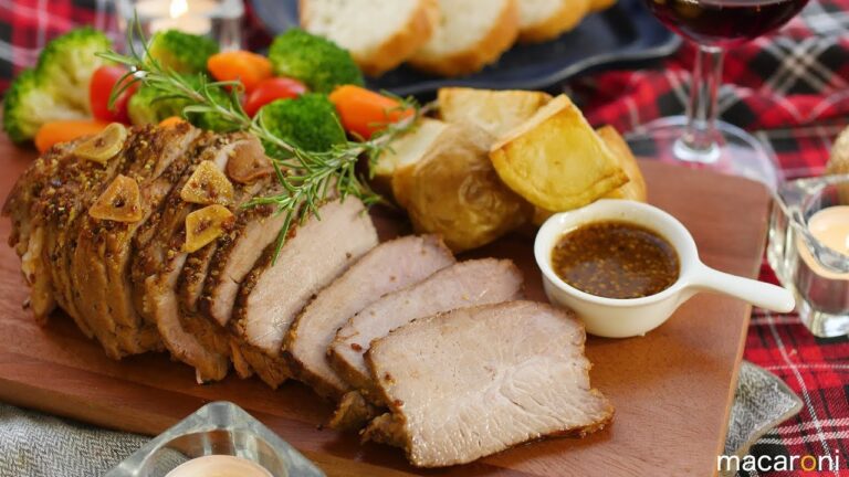 炊飯器でしっとり！ ハニーマスタード 味の簡単 ローストポークの レシピ 作り方