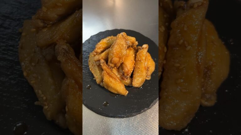 出汁ダレから作る手羽唐揚げの甘辛ダレ和え　#shorts