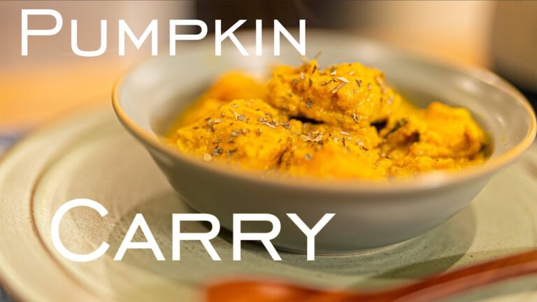 【プロの味】本格派パンプキンカレー の作り方　How To Make Authentic Pumpkin Curry