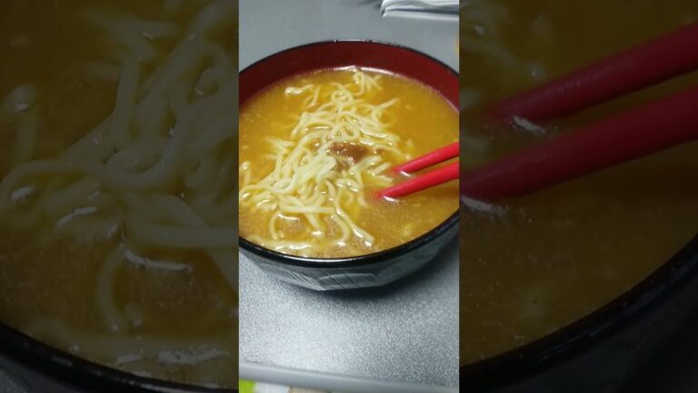 今日は、残りの生ラーメン🍜です！