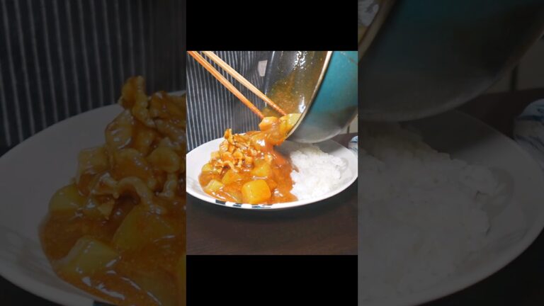 意外な組み合わせ⁉【大根カレー】＃shorts　 #料理 #自炊記録 #レシピ #一人暮らしごはん