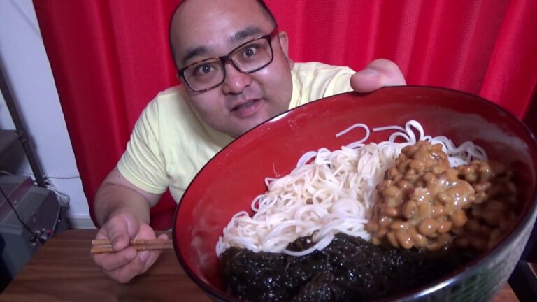 【冷やし　もずくそうめん】納豆　家