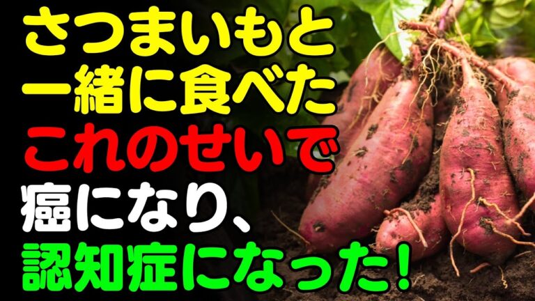 さつまいもと一緒に 「これ」 は絶対に食べないで🍠 焼き芋と食べると滋養強壮剤になる食品3選＆レシピ！栄養補助食品の代わりにこれを食べよう【がん・認知症予防、脳健康情報、栄養効果、料理、秋の味覚食材】