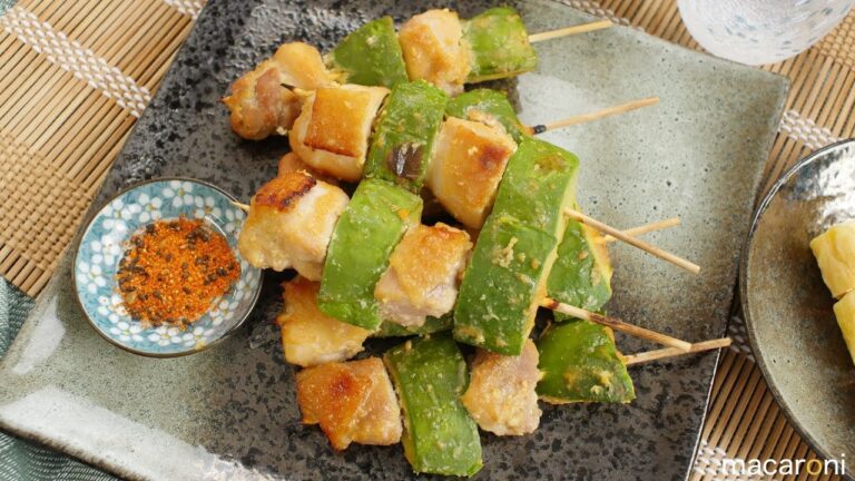 うまさテッパン！ 鶏と アボカドの 味噌 漬け 串 のレシピ 作り方