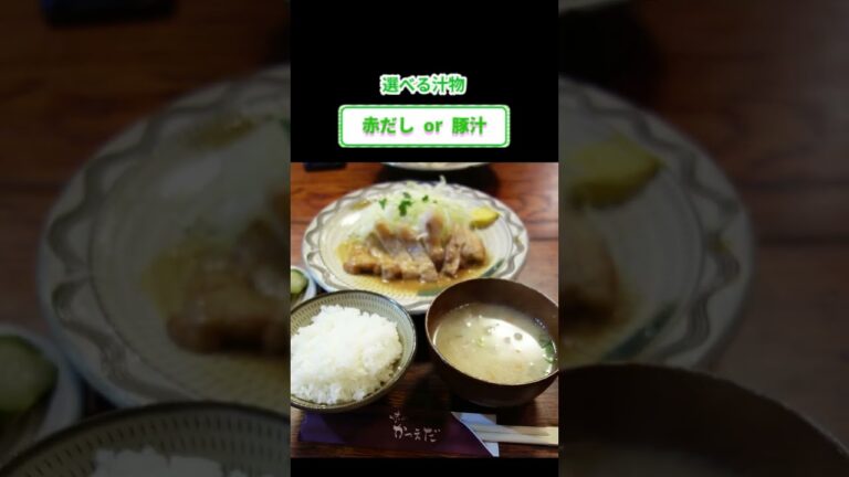 【福岡】老舗トンカツ店の人気すぎる名物チャンポン♪＠味のかつえだ #shorts