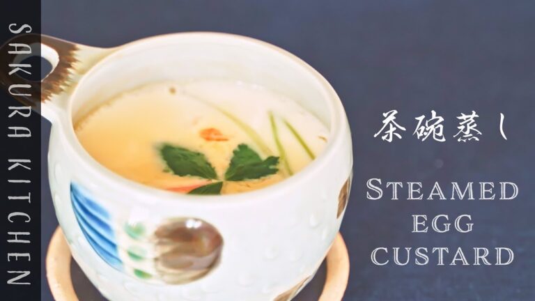 ひな祭り【本格】茶碗蒸しの作り方〜 Steamed egg custard recipe