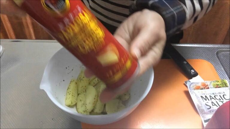 マジックソルトとパルメザンチーズのじゃがいも焼きの作り方　お弁当用