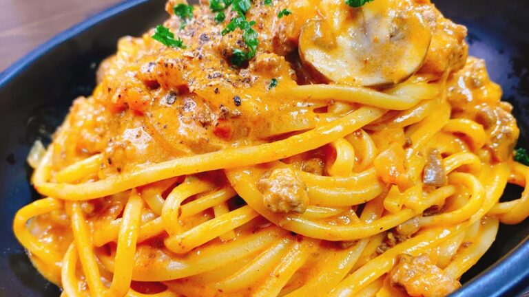 これは超やべぇ…間違いなく世界一美味いやみつき濃厚パスタです。『ミートボナーラ』MEAT-BONARA PASTA 먹방 モッパン 意大利面食谱 파스타 레시피 وصفات المعكرونة