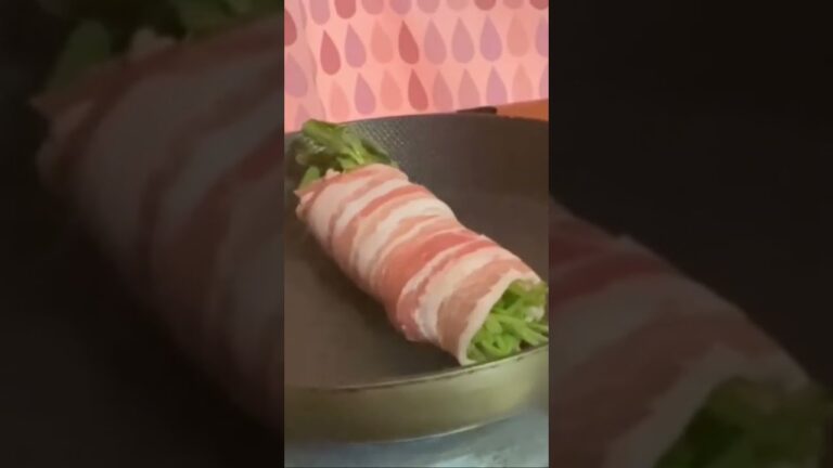 お弁当ネタ豆苗豚巻きショート超カンタン【ちょこっとレシピ】 #Shorts