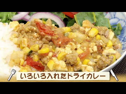 ナマなキッチン「いろいろ入れたドライカレー」