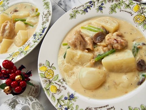 ほっこりトロノビ～！カブとおもちのクリーム煮