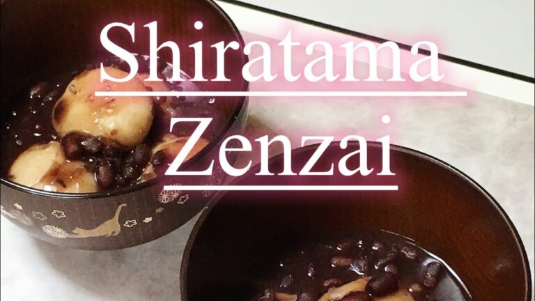 【豆腐】白玉ぜんざいの作り方♪お家でカンタン！How to make Shiratama Zenzai