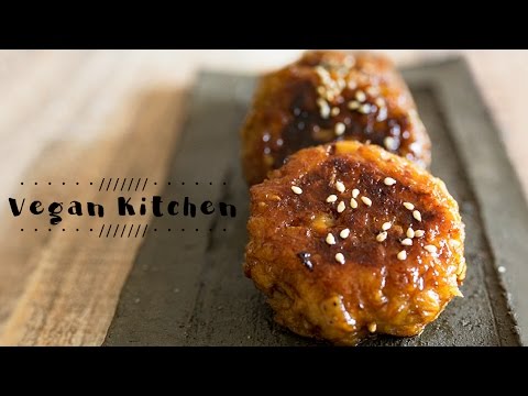 冷めても美味しいもちもちレンコンつくね♪How to make meatballs with a lotus root| Vegan Kitchen with ayano hayasaki