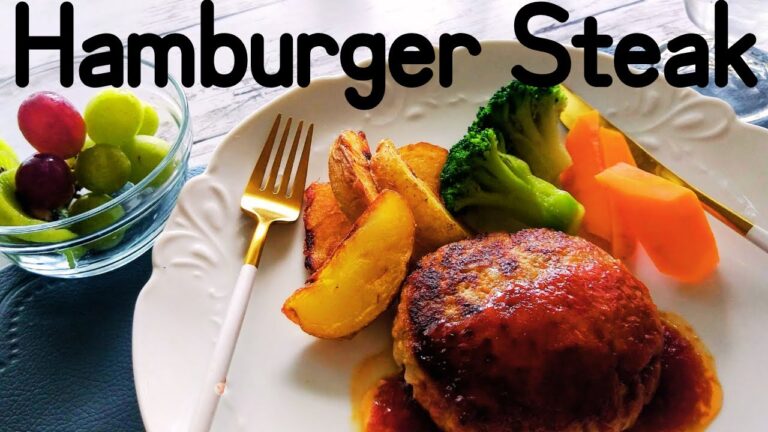 【一番美味しいハンバーグ】肉汁たっぷりジューシー！卵不要｜すりおろし玉ねぎ｜シンプルで簡単｜Juicy and juicy! No eggs required | Grated onions