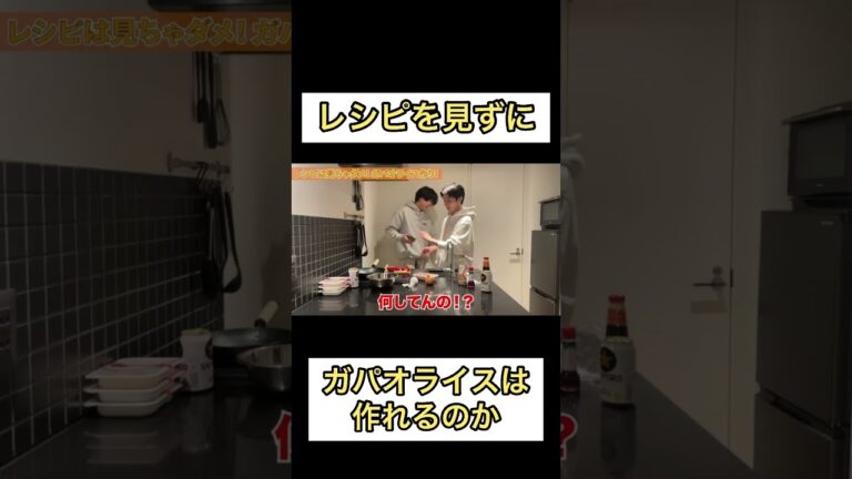 レシピを見ずにガパオライスを作ってみる