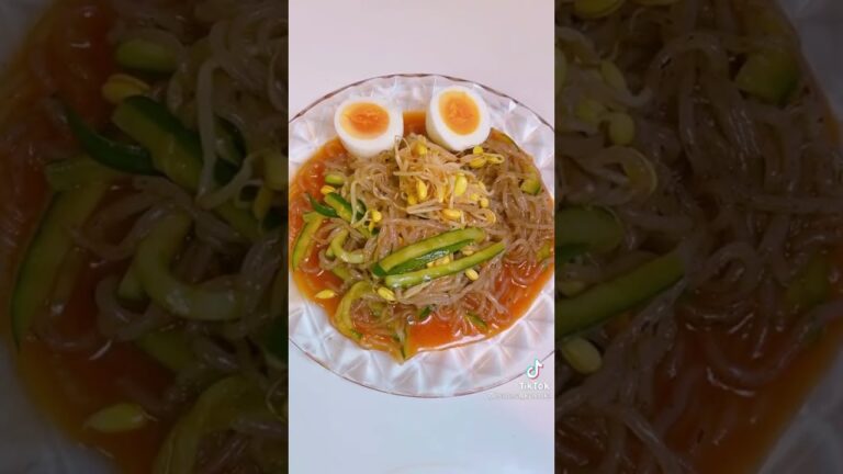 低糖質れしぴ！スッキリ辛いしらたき冷麺　　時短レシピ！