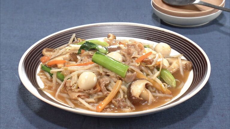 【3分クッキング公式】豚こまのとろみ野菜炒め