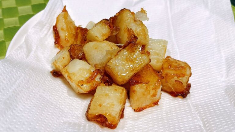 初めての長芋の唐揚げ作り♫