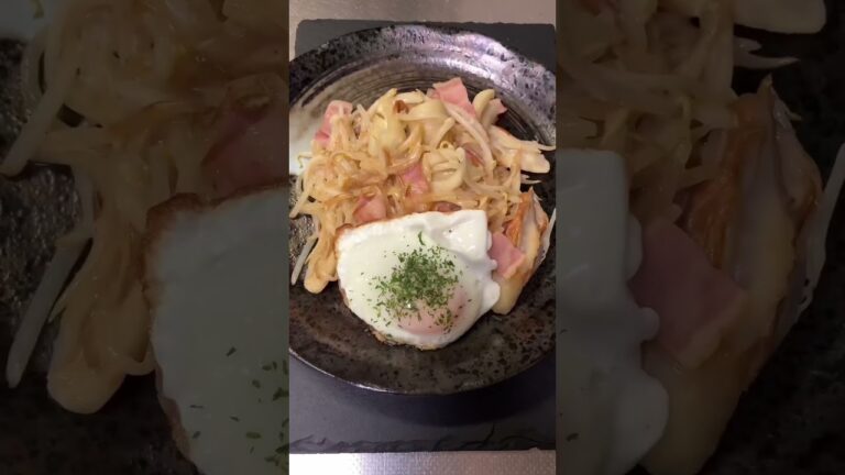 冷蔵庫の余り物で作る節約レシピ#shorts